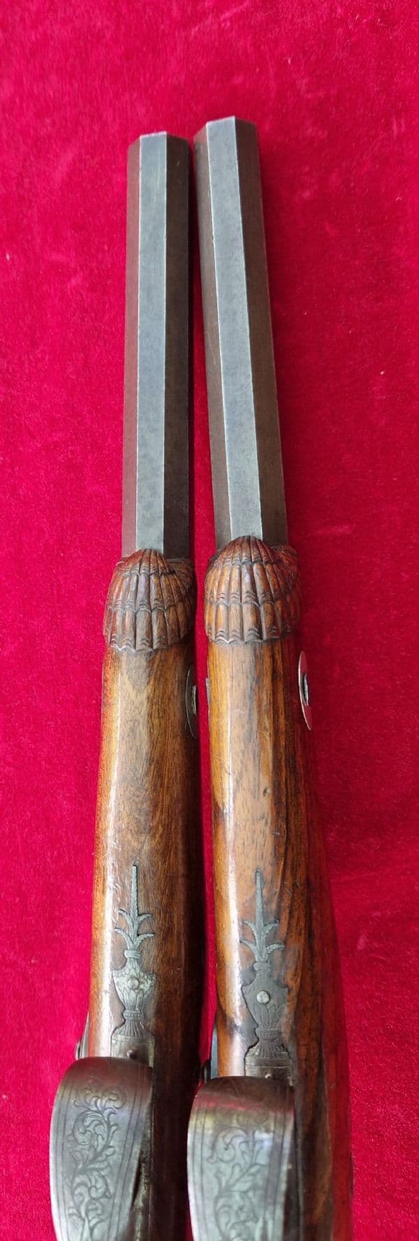 A Pair of French percussion target pistols by LABBE of Niort. Ref 3894. Was £1,950 now
