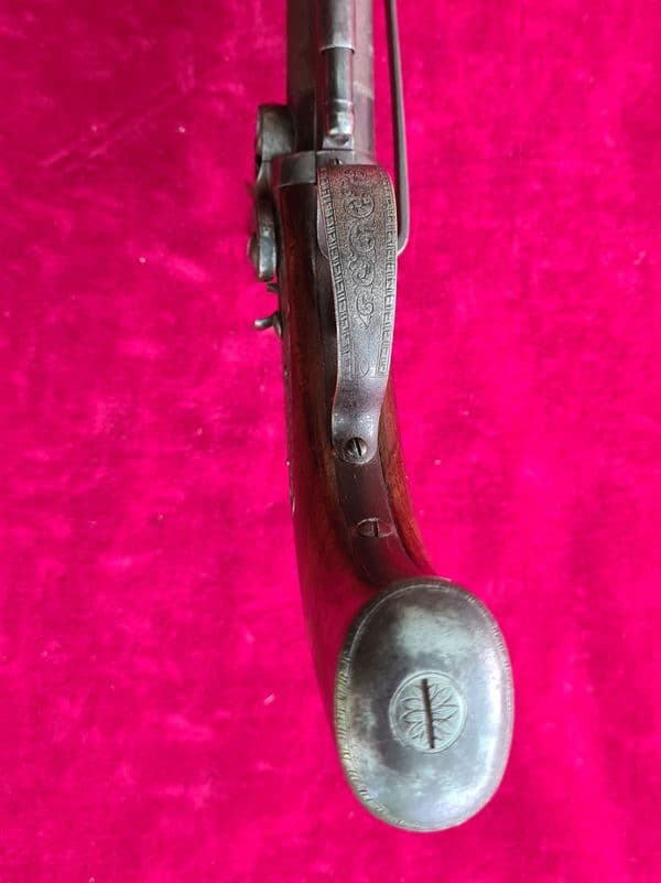 A pistol  by Williams & Powell of Liverpool. C.1840. Ref 9937