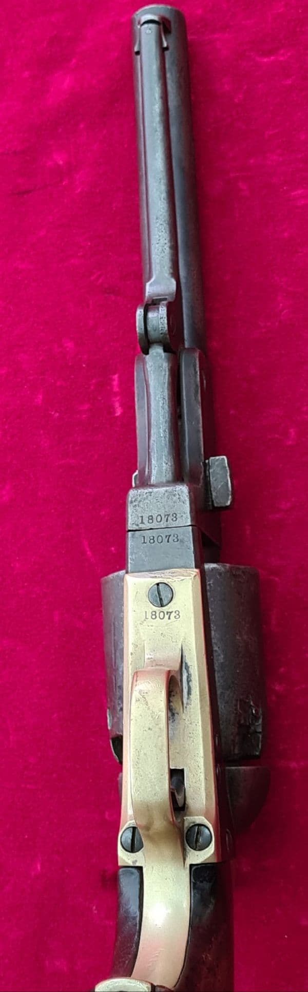 A Rare American Civil War era Colt Dragoon .44 cal percussion revolver. Manufactured 1859. Ref 3844.