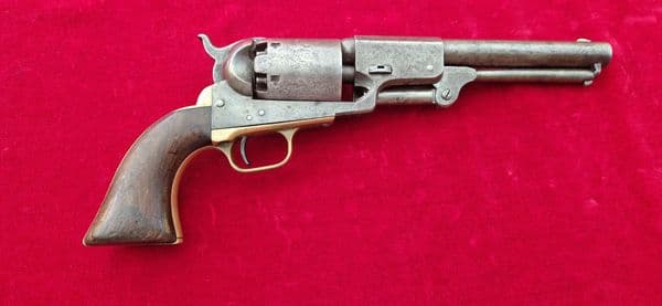 A  rare American Civil War era Colt Dragoon .44 calibre percussion revolver. Made in 1856. Ref 4608