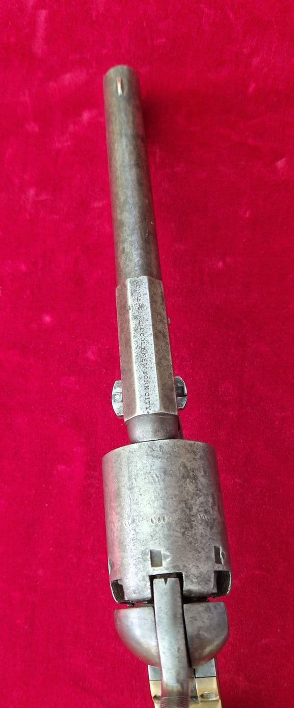 A  rare American Civil War era Colt Dragoon .44 calibre percussion revolver. Made in 1856. Ref 4608