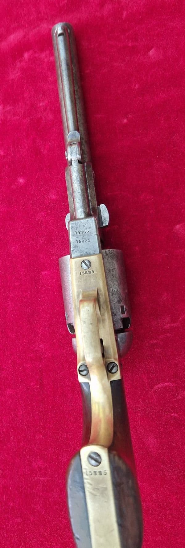 A  rare American Civil War era Colt Dragoon .44 calibre percussion revolver. Made in 1856. Ref 4608