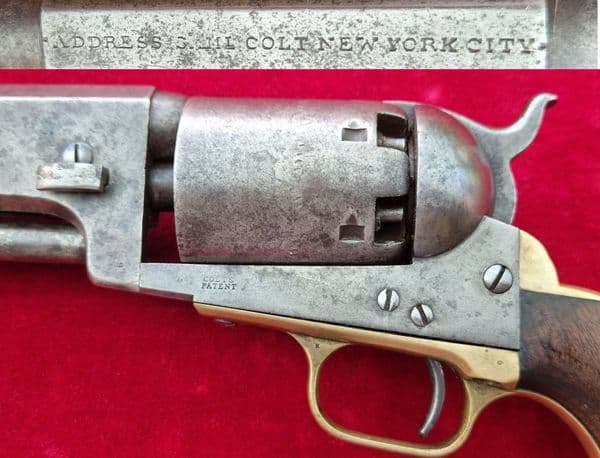 A  rare American Civil War era Colt Dragoon .44 calibre percussion revolver. Made in 1856. Ref 4608