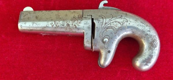 A rare Colt's Patent No. 1 all metal rim-fire derringer in  obsolete .41 rim-fire calibre. Ref 3593.