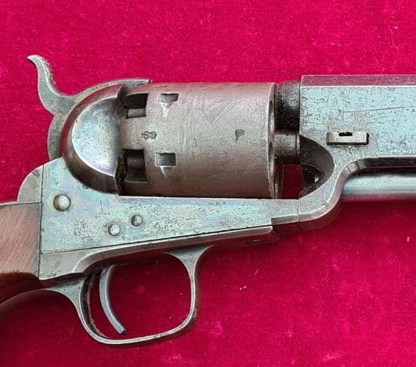 A rare London Colt model 1851 .36 calibre Navy Percussion revolver. Manufactured in 1855. Ref 3883.