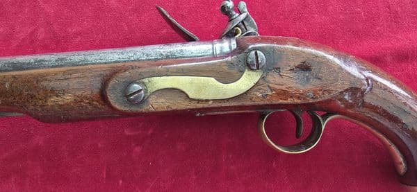 A rare Napoleonic era British military Flintlock officer’s pistol.Ref 2888 Was £950 now