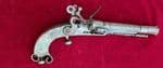 A rare Scottish Highlander's metal flintlock pistol. Made by MARSHALL of EDINBURGH. Ref 3421.