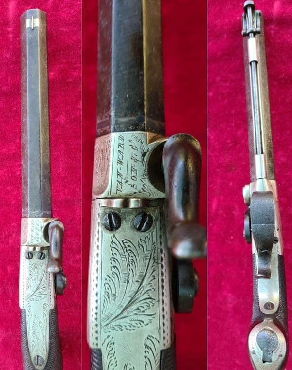 A scarce English .54 cal Percussion pistol made by VAN WART SON & CO.  Ref 3199. Was £950 now