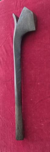 A scarce south seas wooden fighting club probably from Fiji, 19th century. Ref 4688. Was £650 now