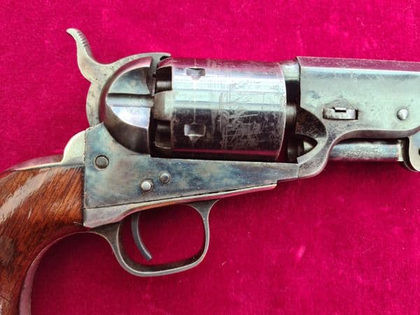 A superb example of a Colt model 1851 Navy .36 calibre Percussion revolver. Made in 1863. Ref 3880.