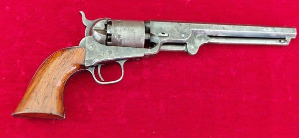 A superb example of a London Colt model 1851 .36 cal Navy Percussion revolver. Circa 1866. Ref 4294.