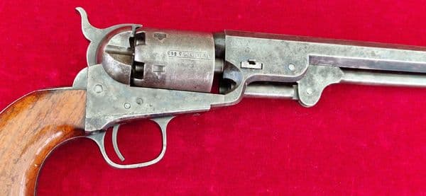 A superb example of a London Colt model 1851 .36 cal Navy Percussion revolver. Circa 1866. Ref 4294.