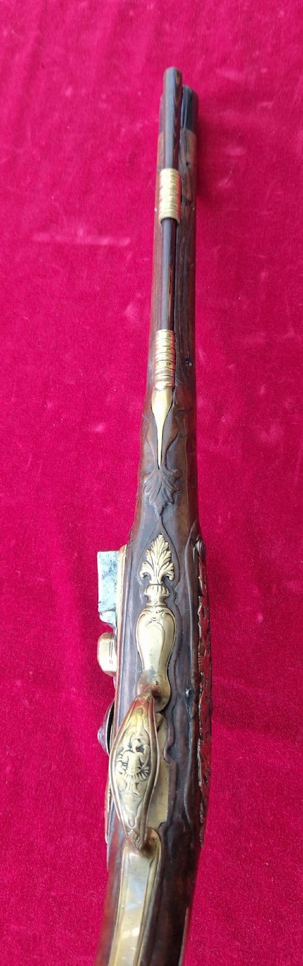 A Superb flintlock pistol by BECHER A WULTZBURG.  Ref 3999