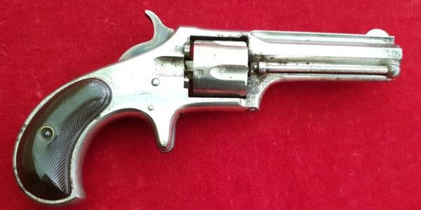 An American Remington Smoot 5 shot .30 cal Rimfire Revolver. Circa 1873. Ref 2808