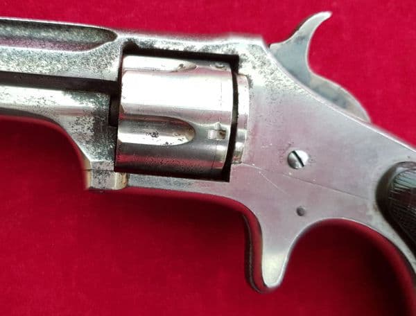 An American Remington Smoot 5 shot .30 cal Rimfire Revolver. Circa 1873. Ref 2808