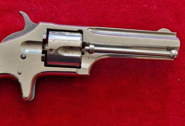 An scarce American Remington Smoot 5 shot .30 calibre Rimfire Revolver. Circa 1873. Ref 4150.