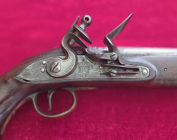 British military Flintlock officers pistol. Circa 1790. Ref 3662. Was £1250 now