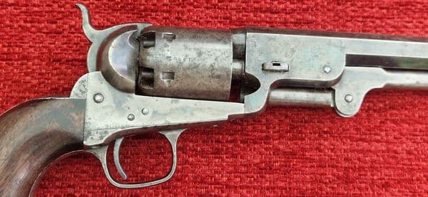 Cased Colt model 1851 London Navy .36 cal percussion revolver.  Ref 9872