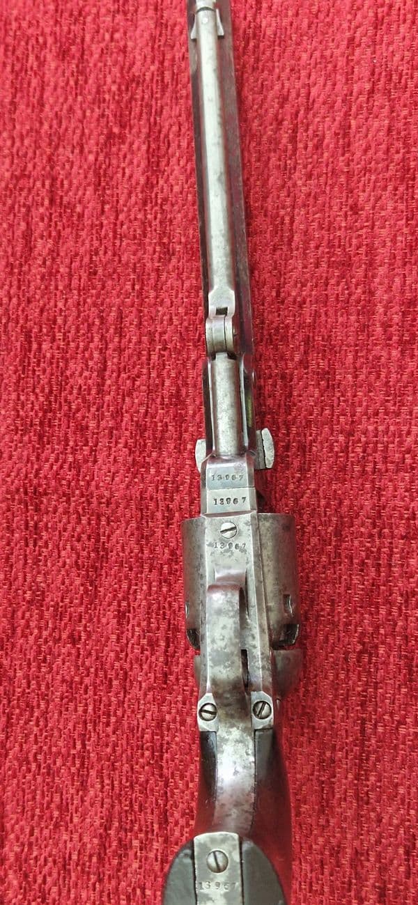 Cased Colt model 1851 London Navy .36 cal percussion revolver.  Ref 9872
