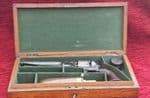 Cased Colt model 1851 London Navy .36 cal percussion revolver.  Ref 9872
