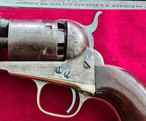 Civil war era Colt model 1851 Navy .36 Percussion revolver. Ref 3853. Was £7,000 now