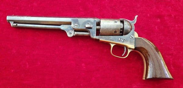 Colt 1851 Navy .36 cal  Percussion revolver. Manufactured in 1864. Ref 4614. Was 6,950 now