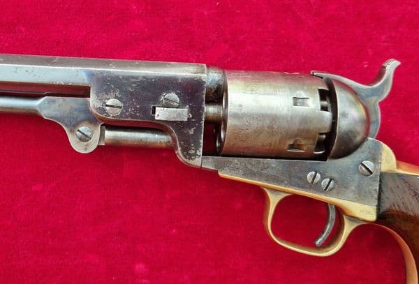 Colt 1851 Navy .36 cal  Percussion revolver. Manufactured in 1864. Ref 4614. Was 6,950 now