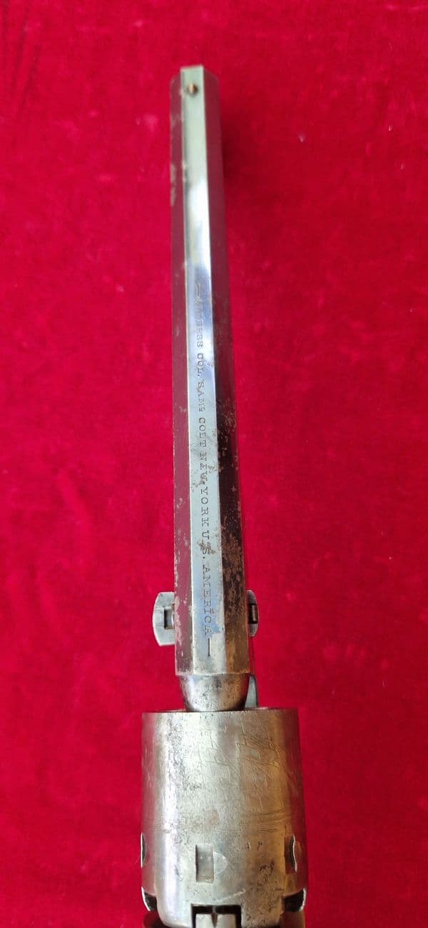 Colt 1851 Navy .36 cal  Percussion revolver. Manufactured in 1864. Ref 4614. Was 6,950 now