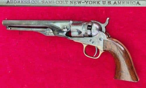 Colt 1862 Police .36 Percussion revolver in almost mint condition. Ref 4330. Was 7,000 now