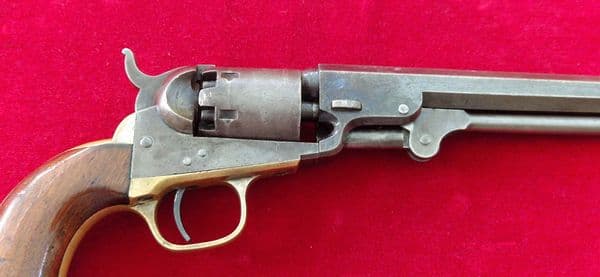 Colt model 1849 pocket .31  percussion revolver with blued barrel. Manufactured in 1864. Ref 4584.