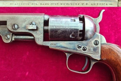 Colt model 1851 Navy .36 Percussion revolver. Made in 1863. Ref 3880. Was 8,500 now