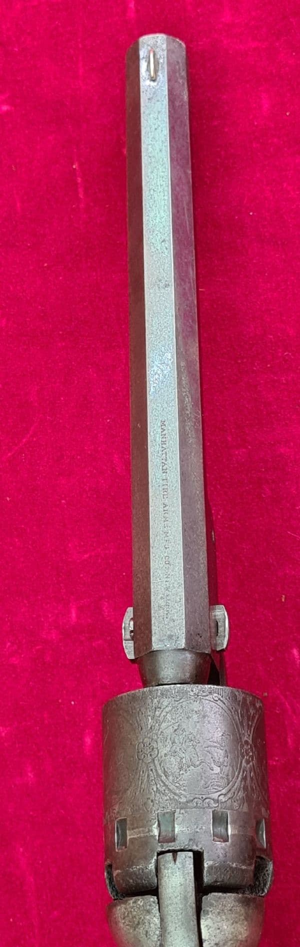 Manhattan 5 shot .36 calibre Percussion Revolver. Circa 1859. Ref 3863.