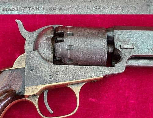 Manhattan 5 shot .36 calibre Percussion Revolver. Circa 1859. Ref 3863.