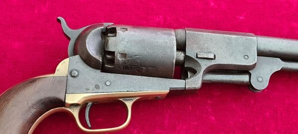US Civil War era Colt Dragoon .44 percussion revolver. Manufactured 1859. Ref 3844. Was £4,950 now