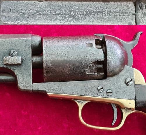 US Civil War era Colt Dragoon .44 percussion revolver. Manufactured 1859. Ref 3844. Was £4,950 now