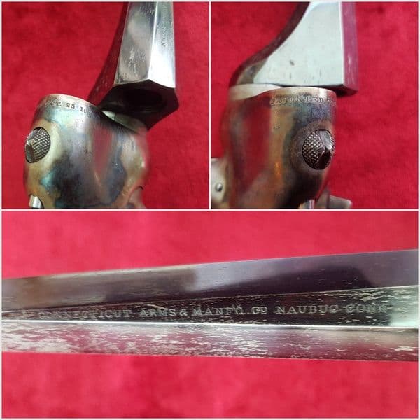 X X SOLD X X A HAMMOND BULLDOG single shot rimfire Derringer, retaining much finish. Ref 9851.