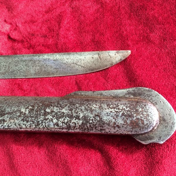 X X SOLD X X   French sword 1808-1815. Early pattern steel hilt. Complete with scabbard. Ref 8638.
