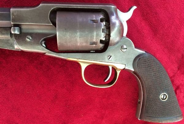 X X SOLD X X Remington Army .44 calibre 6 shot Civil war Percussion Revolver c.1861-1865.Ref 7871.