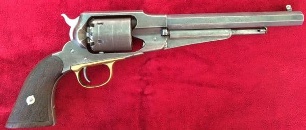 X X SOLD X X Remington Army .44 calibre 6 shot Civil war Percussion Revolver c.1861-1865.Ref 7871.