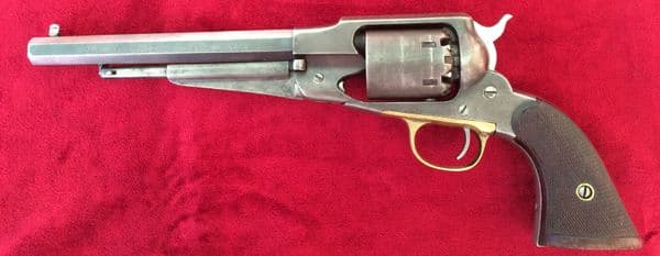 X X SOLD X X Remington Army .44 calibre 6 shot Civil war Percussion Revolver c.1861-1865.Ref 7871.