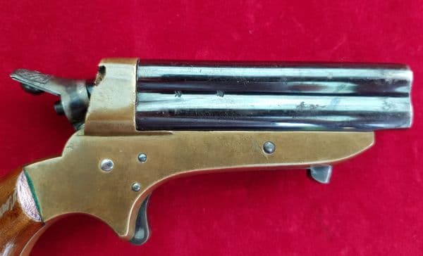 X X SOLD X X   Tipping & Lawden four barrelled rimfire derringer. C. 1865. Ref 2087.