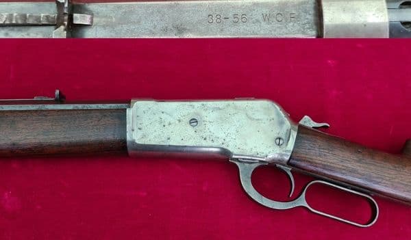 X X  SOLD X  X Winchester .38-56  Lever Action Rifle Model 1886. Very fine condition.   Ref 3390