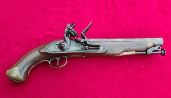 X X X  SOLD X  A British Military  Flintlock Pistol made by WOOLEY, SARGANT & FAIRFAX.  Ref 3441