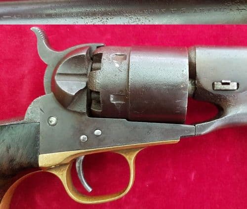 X X X SOLD X X A civil war era Colt Army 1860  44 percussion revolver. Manufactured 1863. Ref  2391.