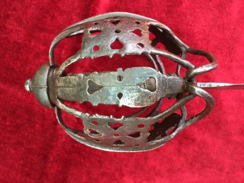 X X X SOLD X X A good 18th Century Scottish basket hilt Sword circa 1746.