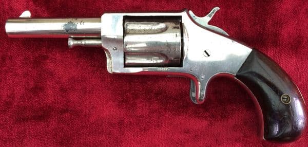X X X  SOLD X X A Scarce American Lion No. 3 Rimfire Revolver. 5 shot .38 rimfire.Ref 8424.