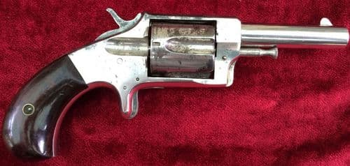 X X X  SOLD X X A Scarce American Lion No. 3 Rimfire Revolver. 5 shot .38 rimfire.Ref 8424.