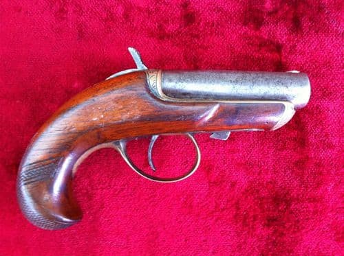 X X X SOLD X X  A scarce nice quality American 19th Century single shot breech loading Derringer