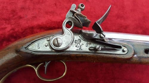 X X X SOLD X X British East India Co New Land Pattern Military officer's Flintlock Pistol of the