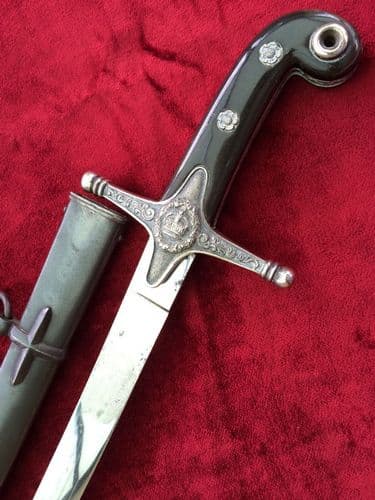 X X X  SOLD  X X Mameluke sword probably made for The Port of Bristol Police C.1902-1910. Ref 8299.